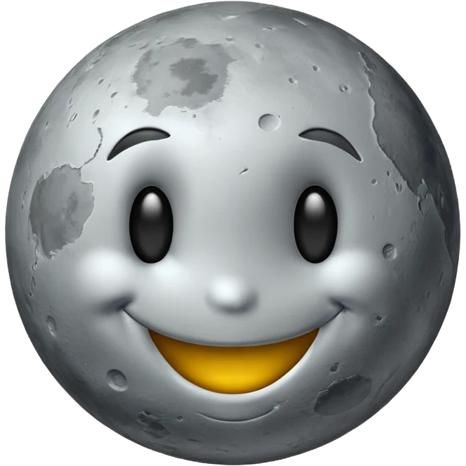 planet mercury smiley face emoji