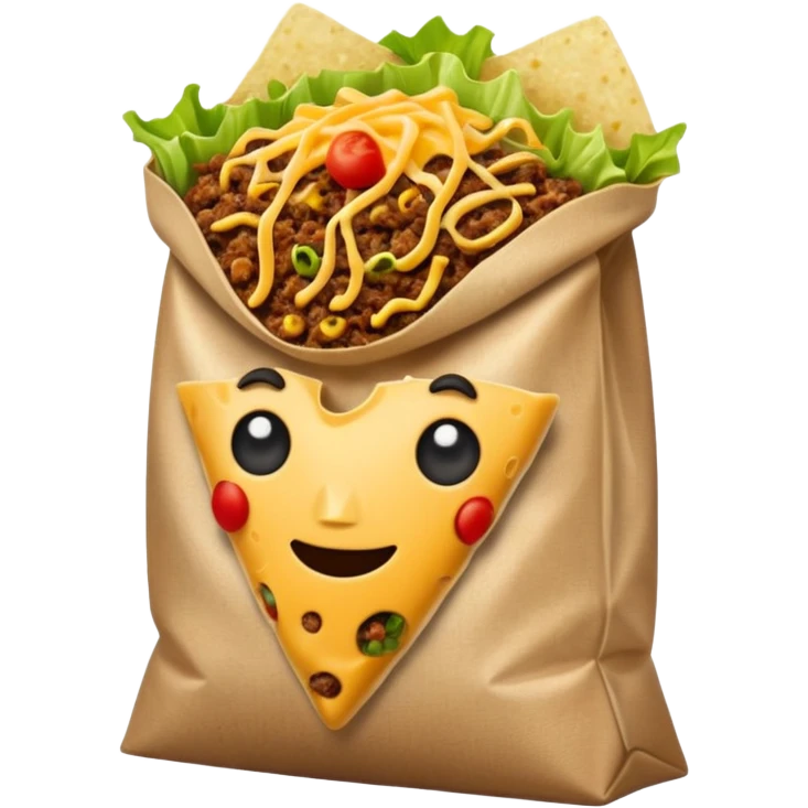 Walking taco emoji