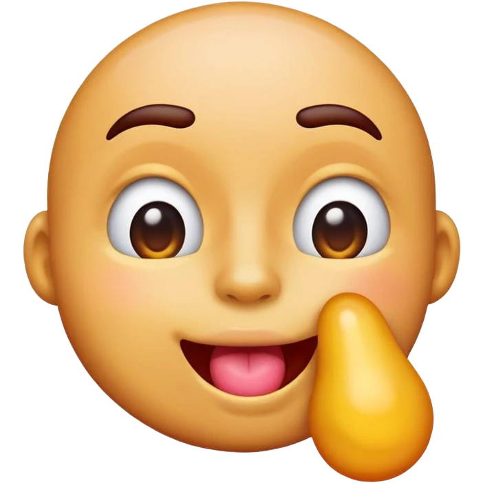 Emoji licking  emoji