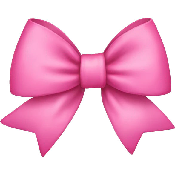 Pink bows  emoji