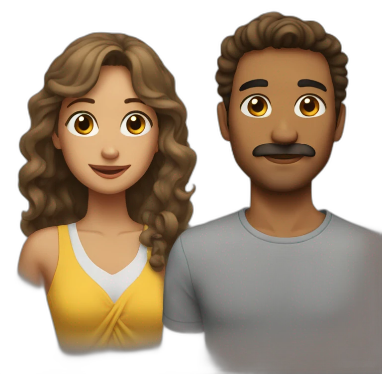 Sandy y andres emoji