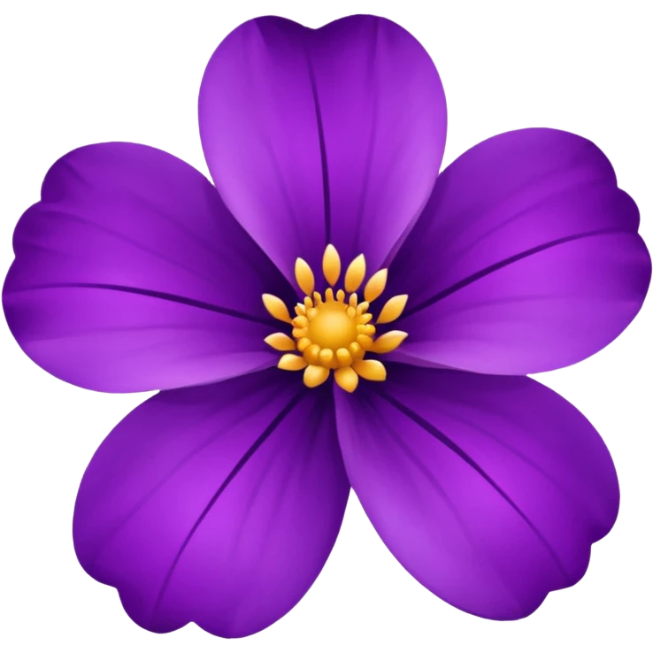 Flor morada  emoji