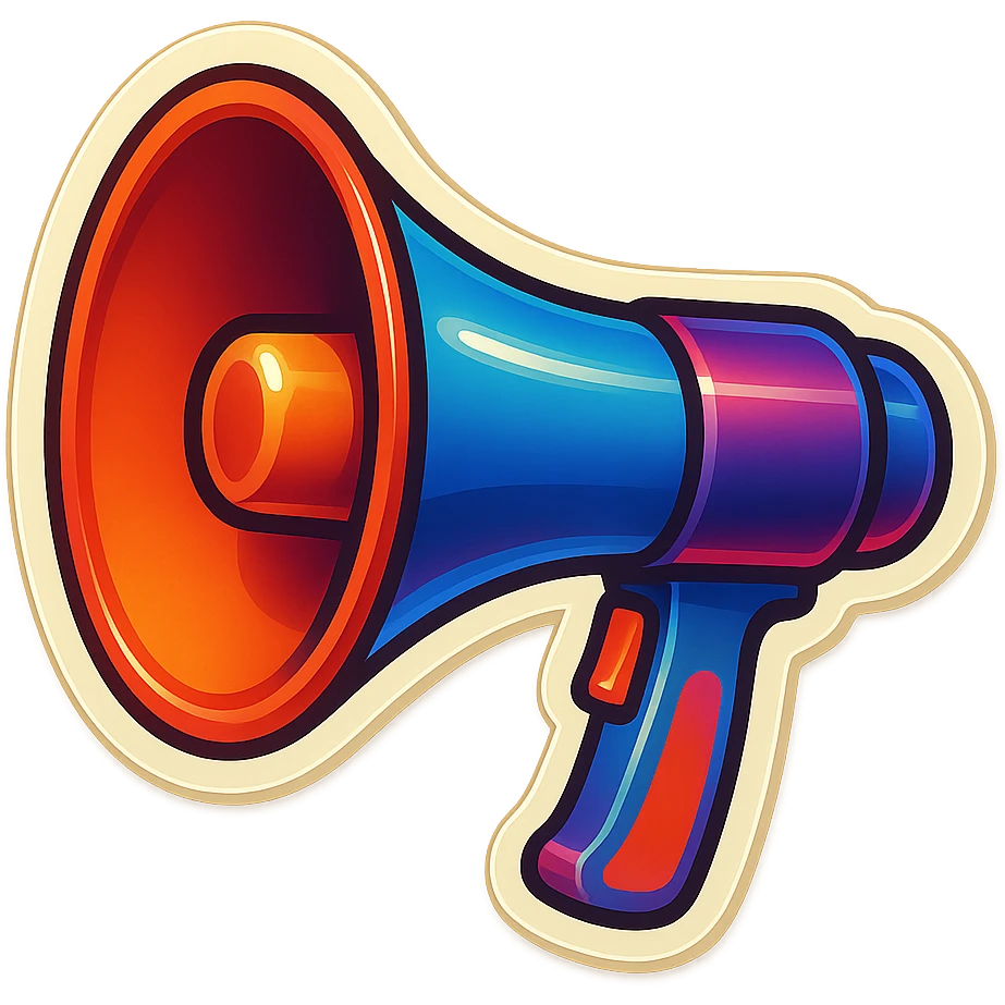 megaphone emoji