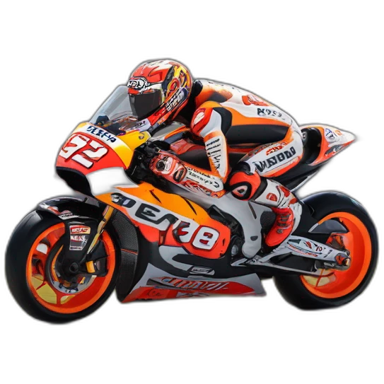 Marc marquez qui roule sur une rc213v emoji