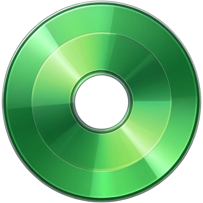 green cd emoji