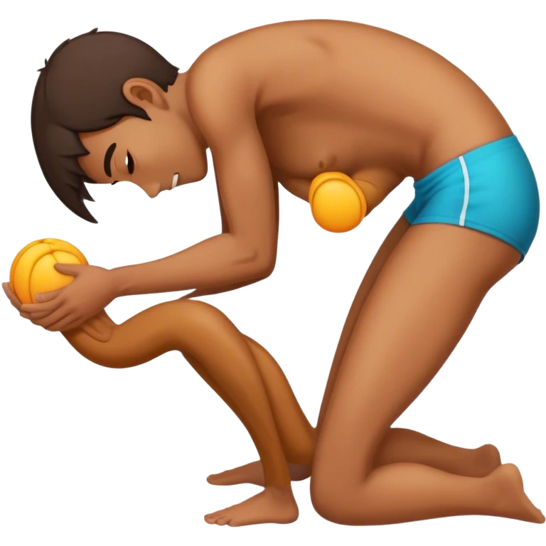 bent over closeup emoji