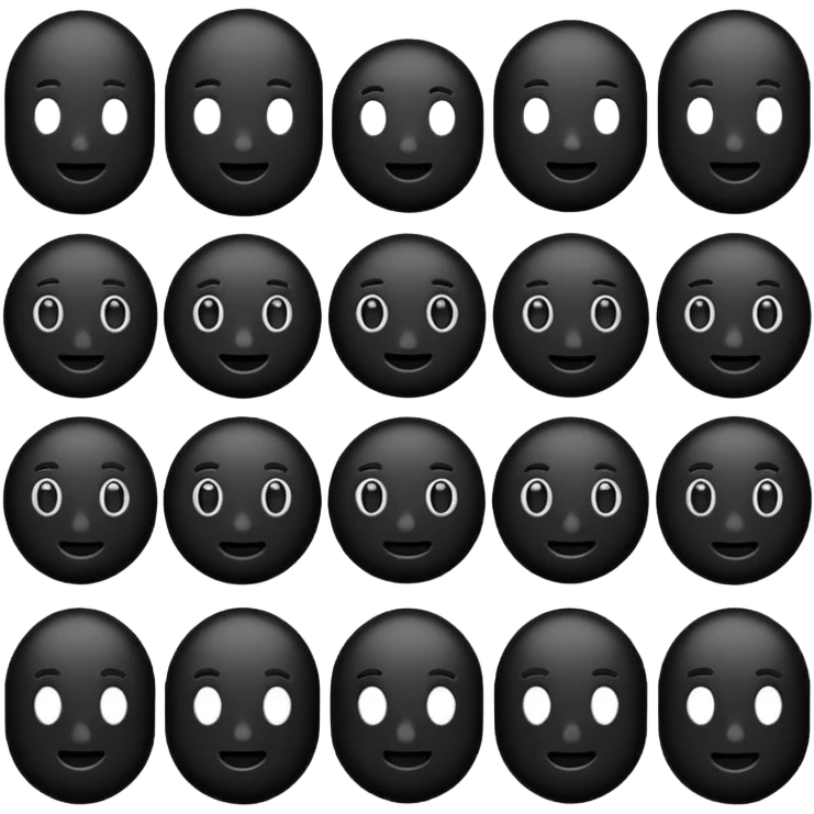 Black emojis emoji