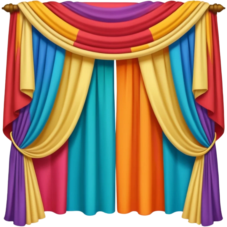 Drapes of colors for image consulting emoji