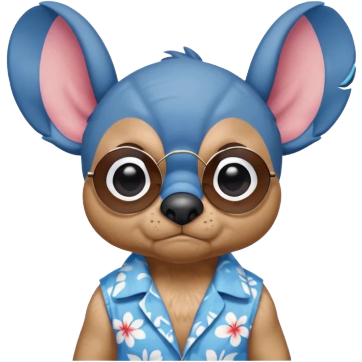 stitch from lilo and stich cranky emoji