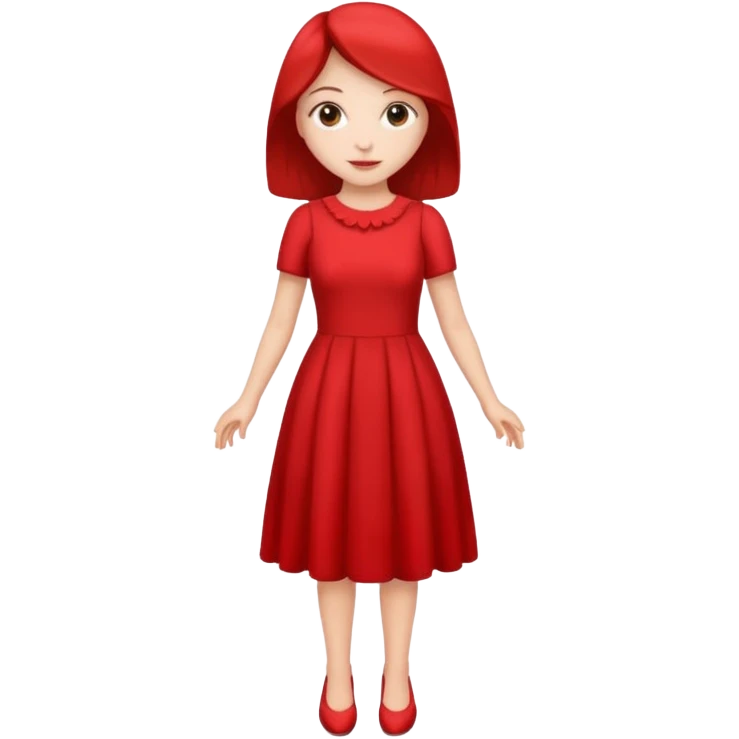 Dama de vermelho  emoji
