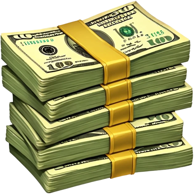 Falling value of the dollar emoji