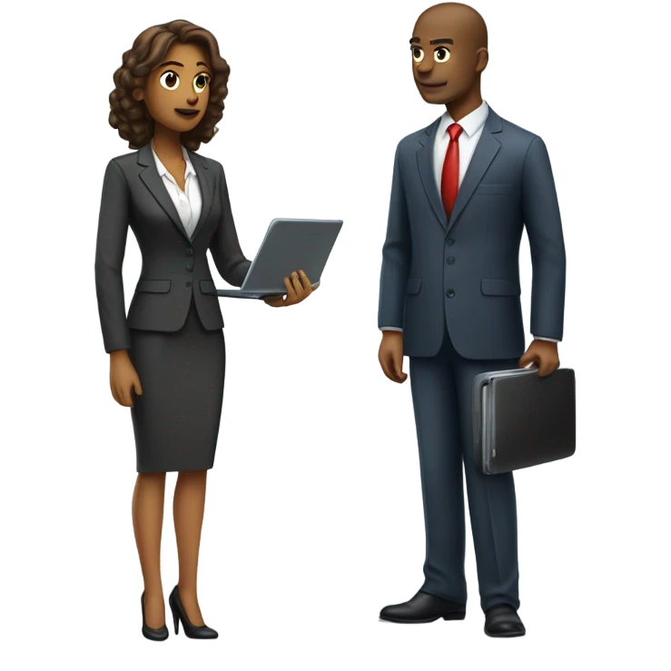 businessman and businesswoman emoji