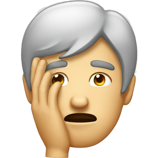facepalm man emoji