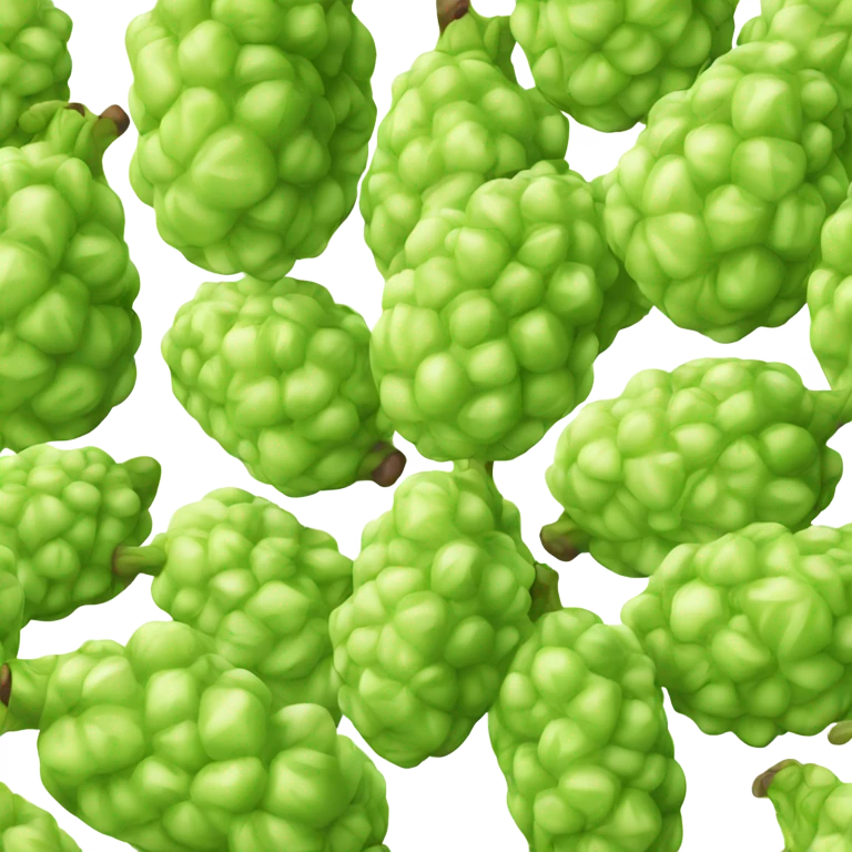 White Noni fruit emoji