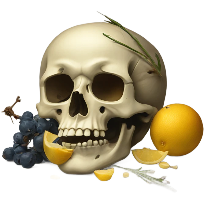vanitas stilllife emoji