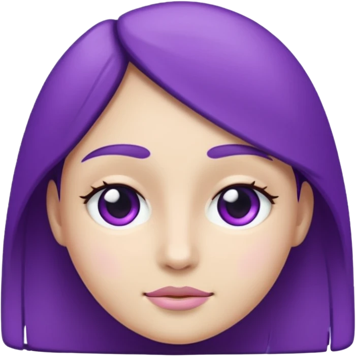faca roxo e branco emoji