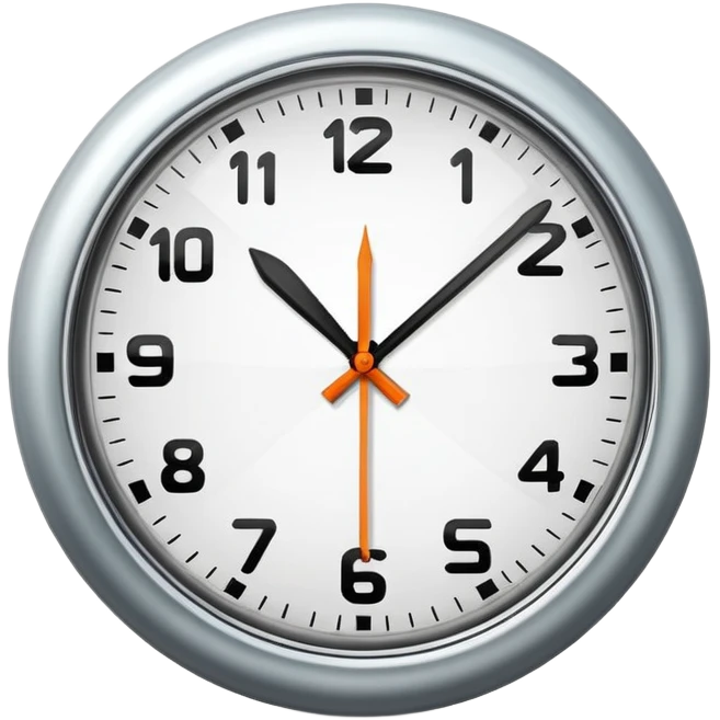 Clock it  emoji