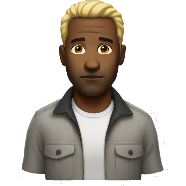 photorealistic serious emoji