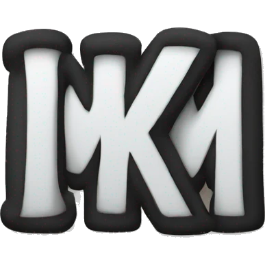 ligature of km emoji