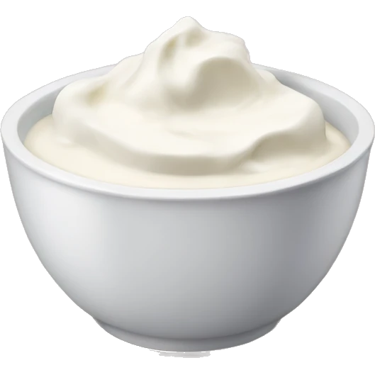 Yoghurt bowl emoji