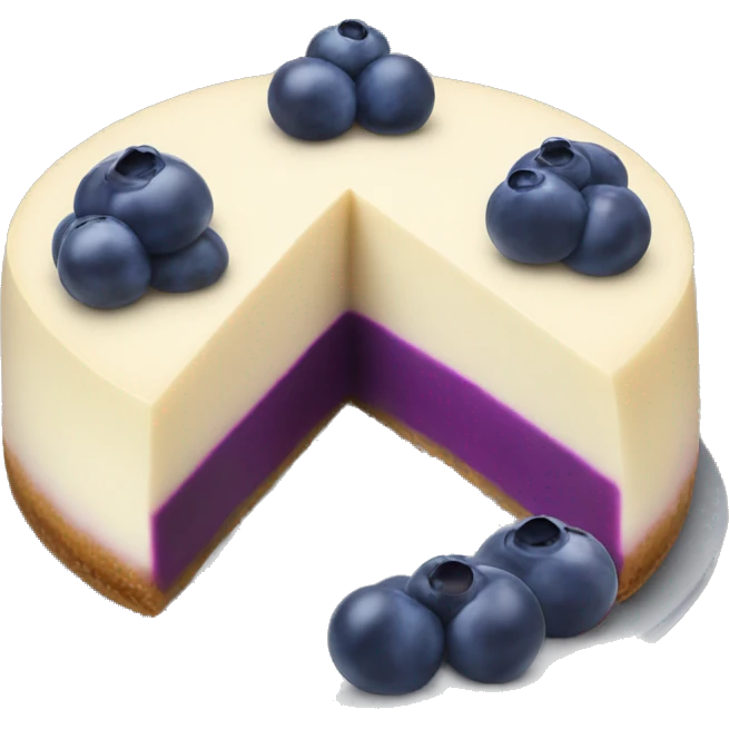 Blueberry Cheesecake  emoji