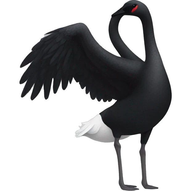black swan emoji