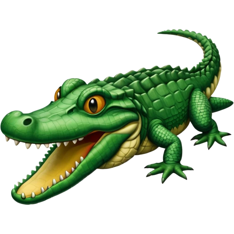 Blind crocodile emoji