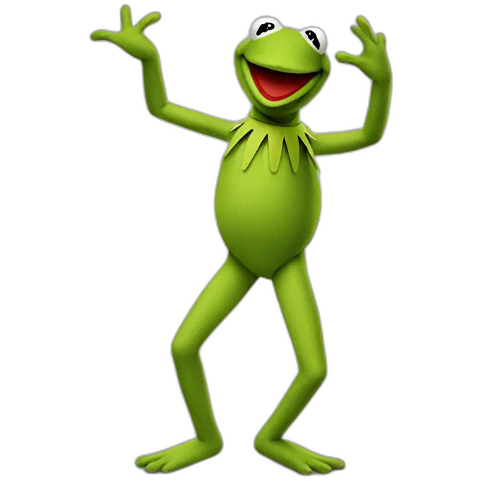 Kermit-dancing emoji