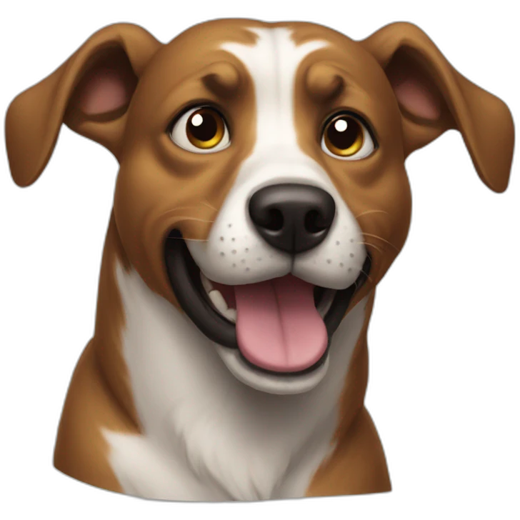 crazy dog emoji