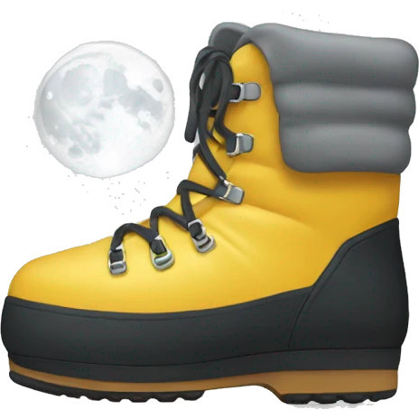Moon boot emoji