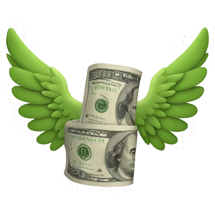 money with wings emoji