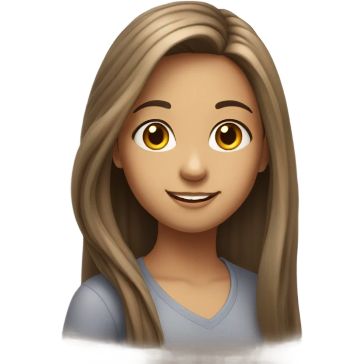 realistic portrait of girl emoji