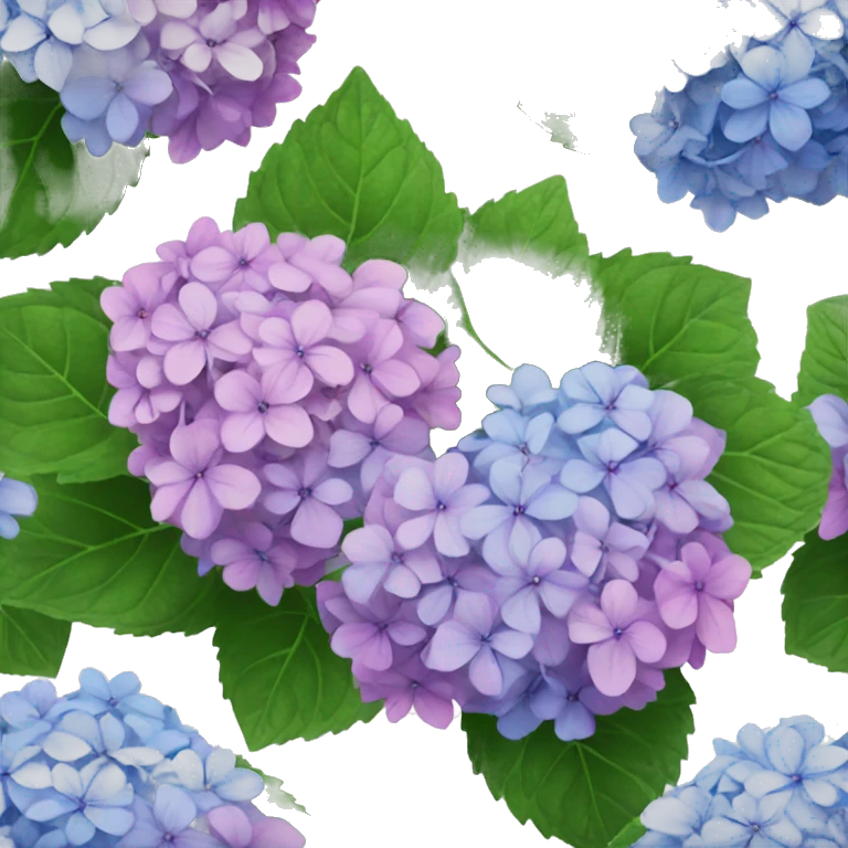 hydrangeas  emoji
