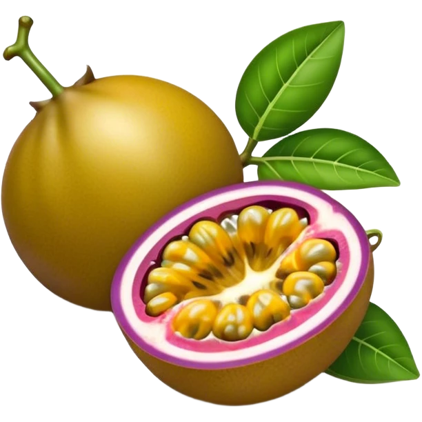 Passion fruit emoji