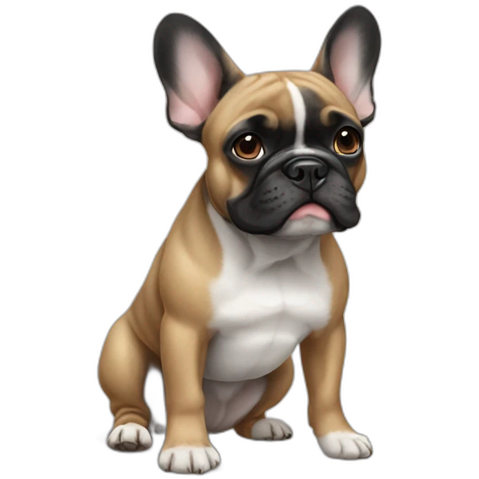 french bulldog said hector emoji