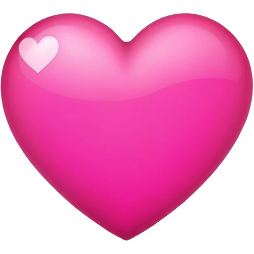 Corazon rosado emoji