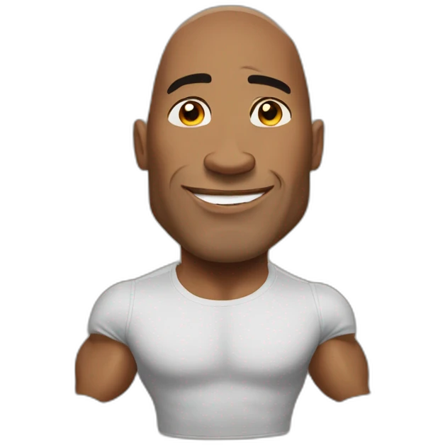 dwayne the rock emoji