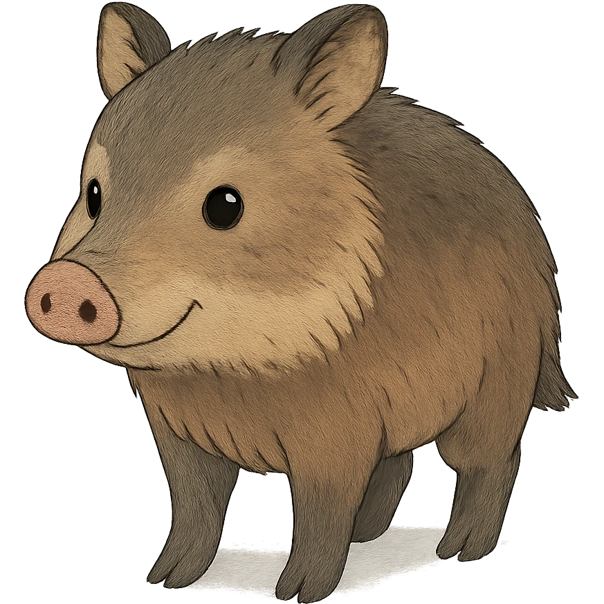 cute javelina emoji