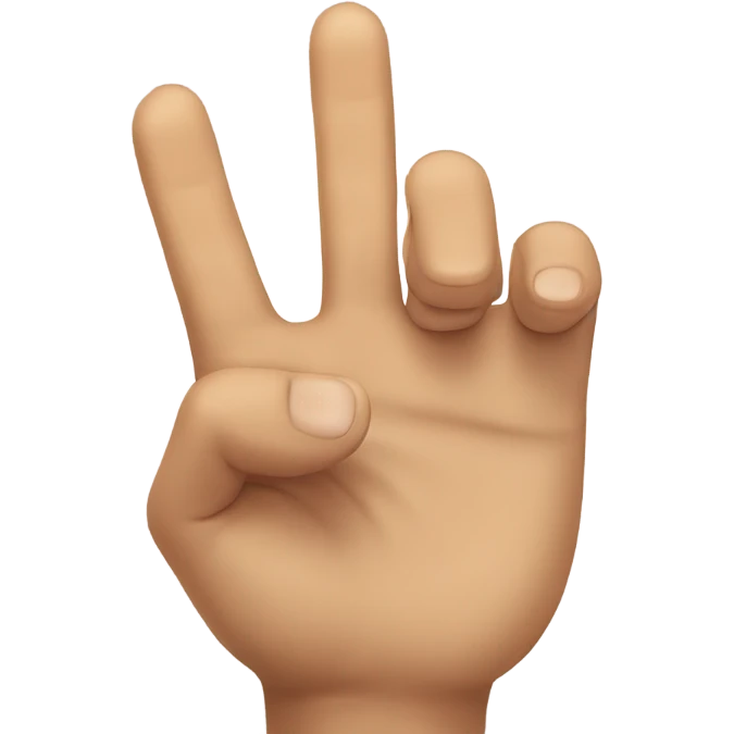 Two finger pinching emoji