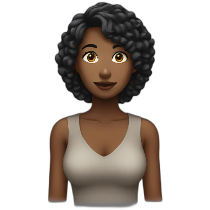 Mulher negra emoji