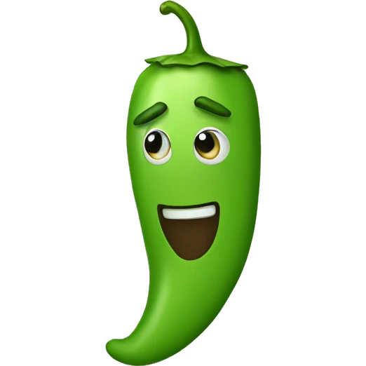 green chili emoji
