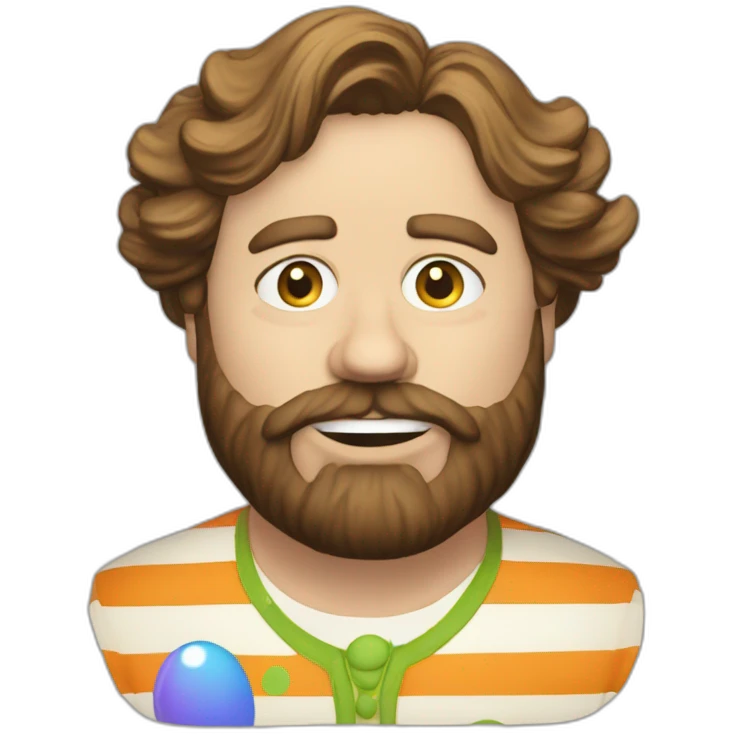 zack galifinakis baskets clown emoji