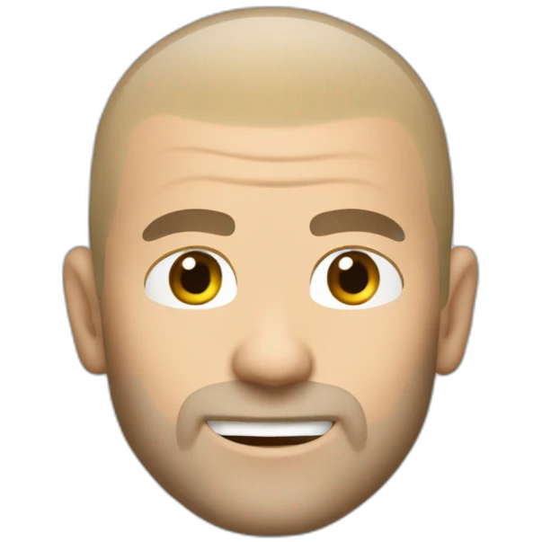 Zidane avec des cheveux emoji