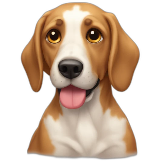 Perro flaco de patas largas  emoji