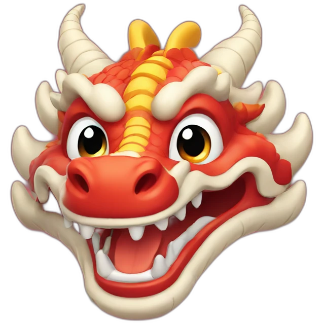 happy chinese dragon emoji