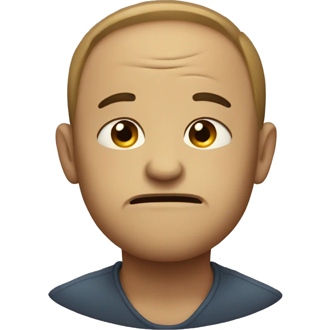 Sad and happy emoji