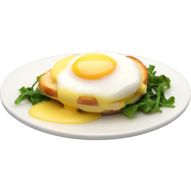 Poached egg Benedict  emoji