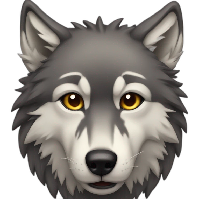 Sick ass wolf emoji