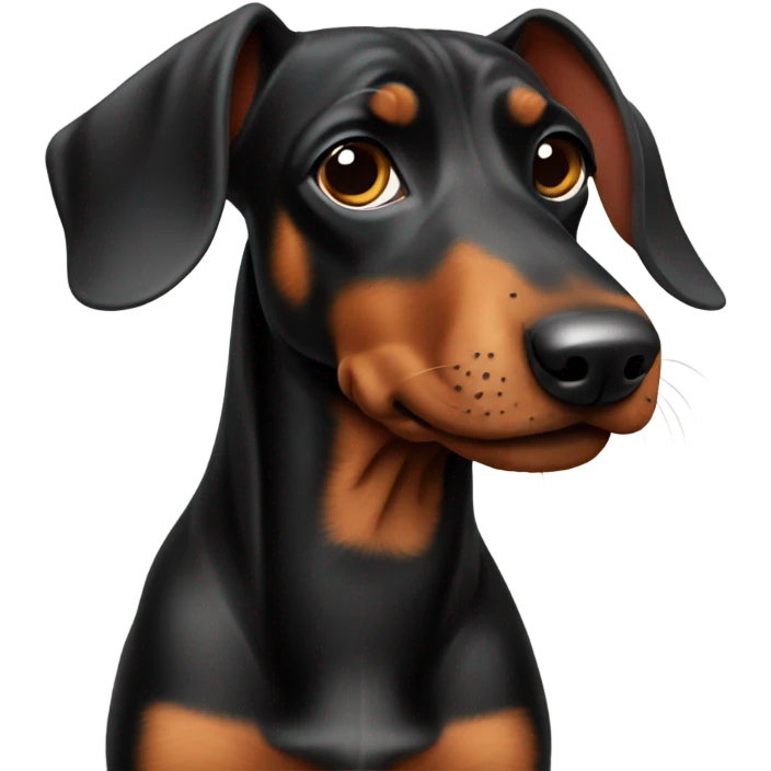 Black Teckel  emoji