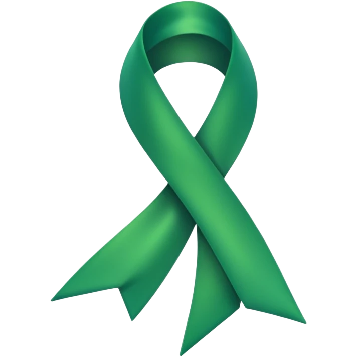 Green ribbon emoji